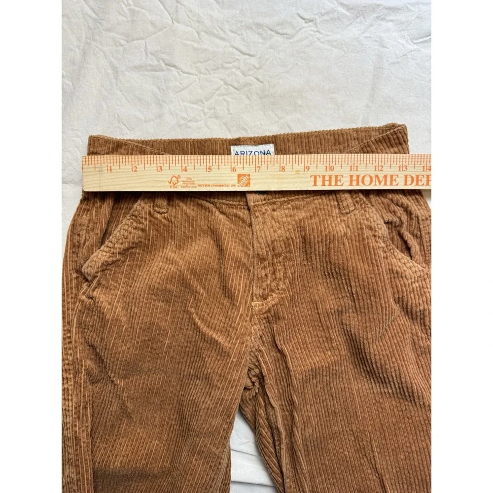 Vintage Corduroy Arizona Jeans Co Low Rise Flare Pants Y2K‎ Size 0 Brown 26x30